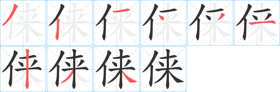 俫 俫