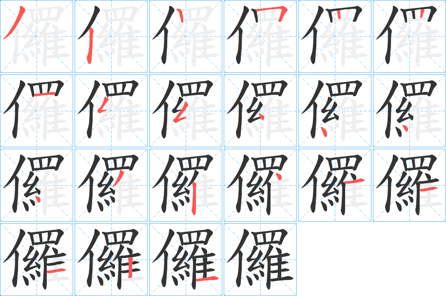 儸 儸