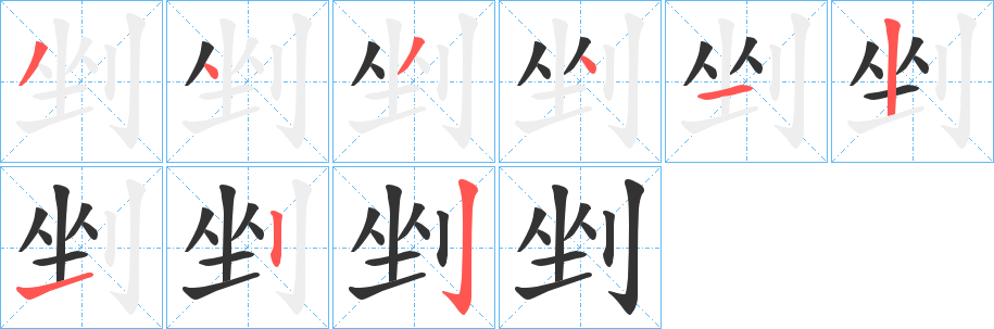 剉 剉