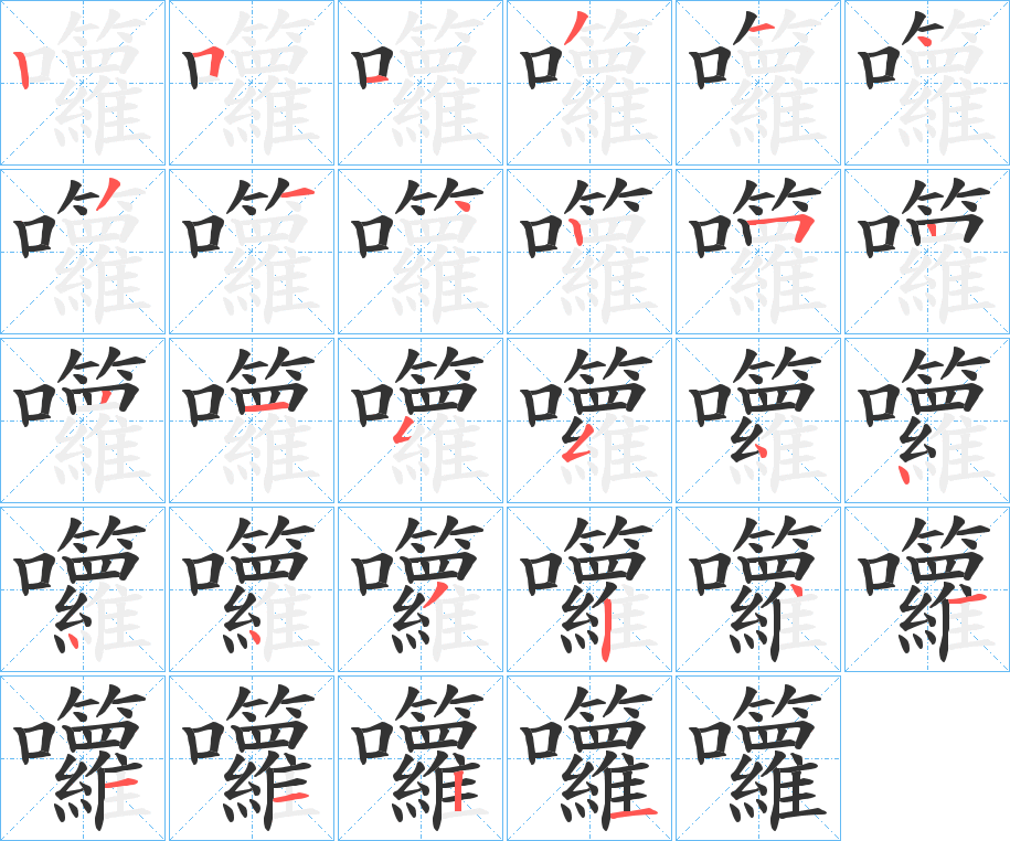 囖 囖