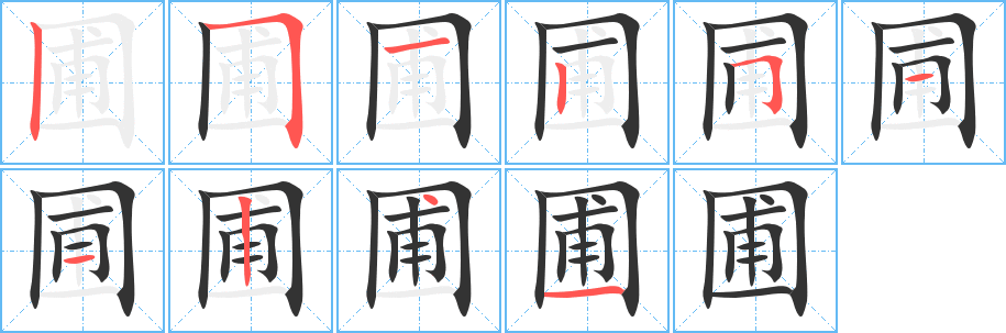 圃 圃
