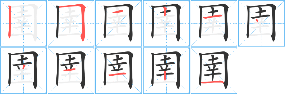 圉 圉