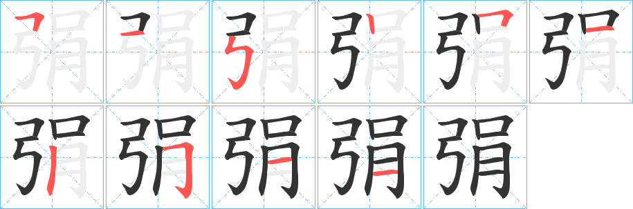 弲 弲