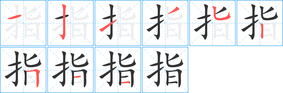 指 指