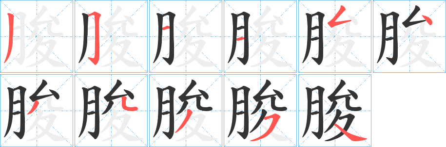朘 朘