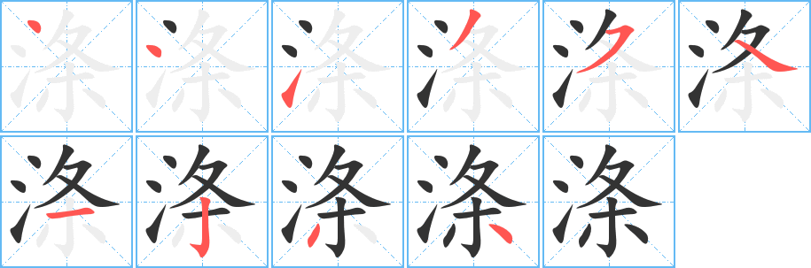 涤 涤
