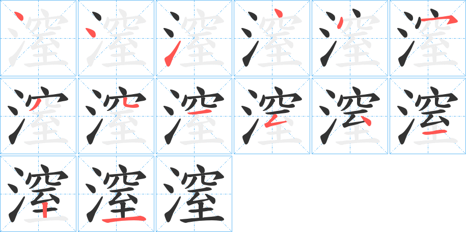 潌 潌