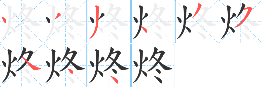 炵 炵