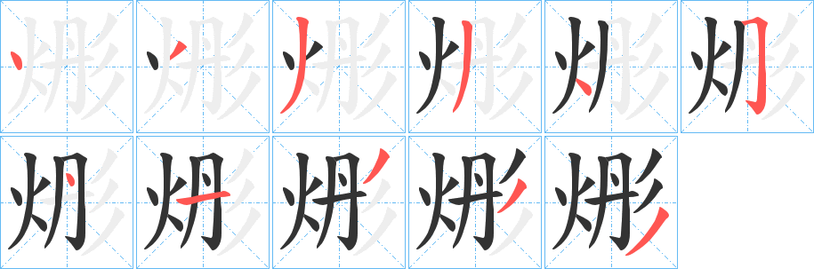 烿 烿