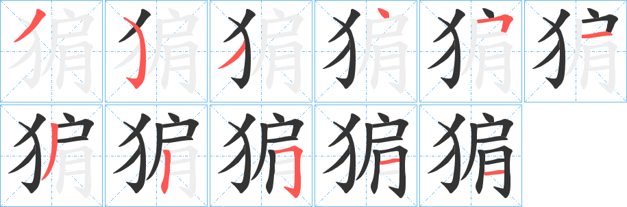 猏 猏