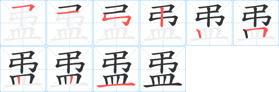 盄 盄