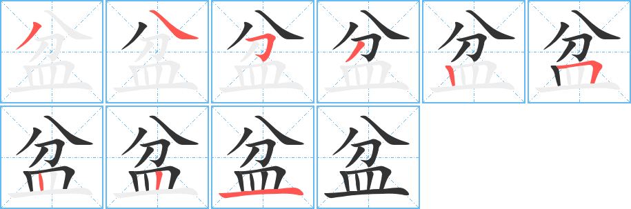 盆 盆