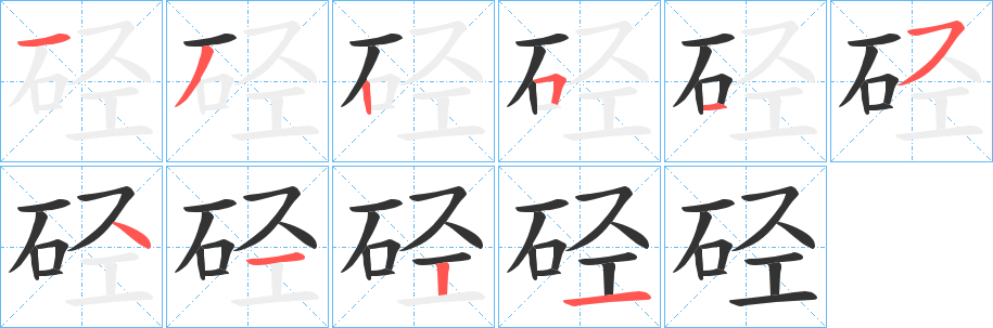 硁 硁