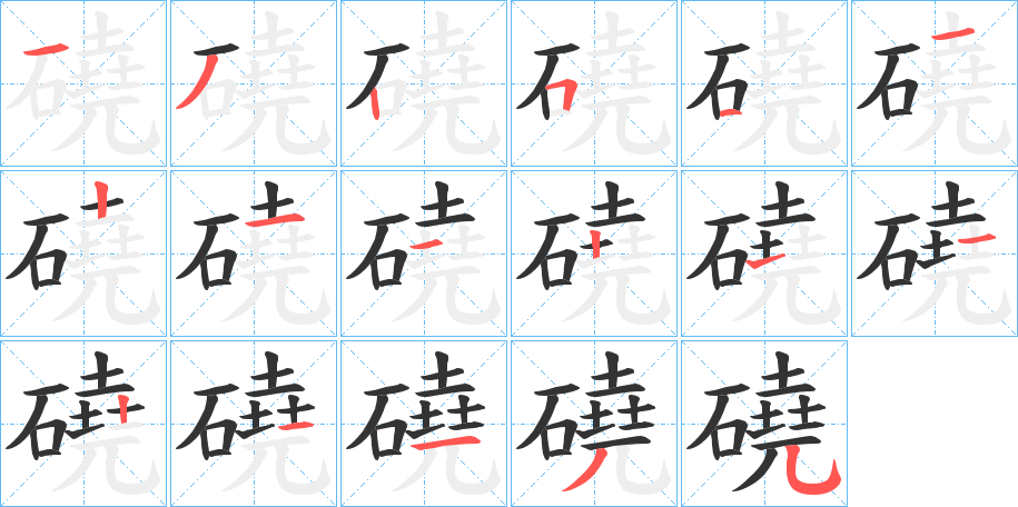磽 磽
