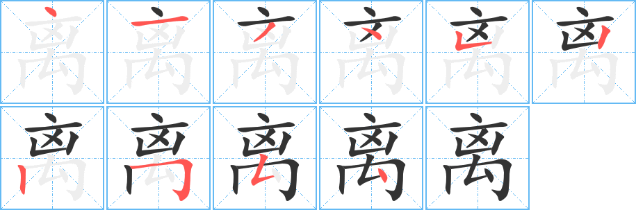 离 离