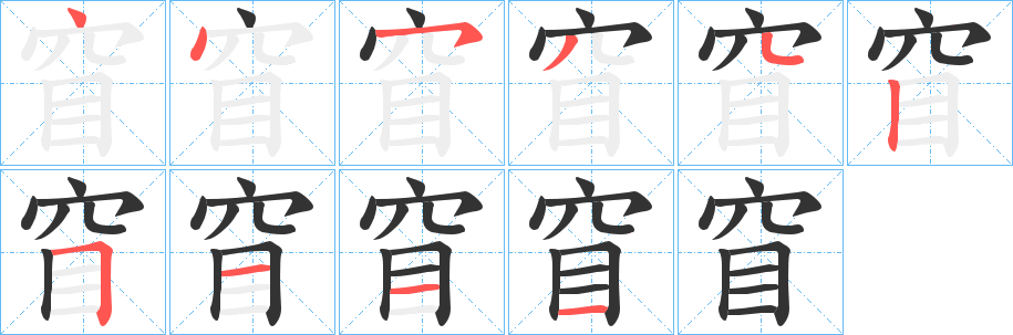 窅 窅