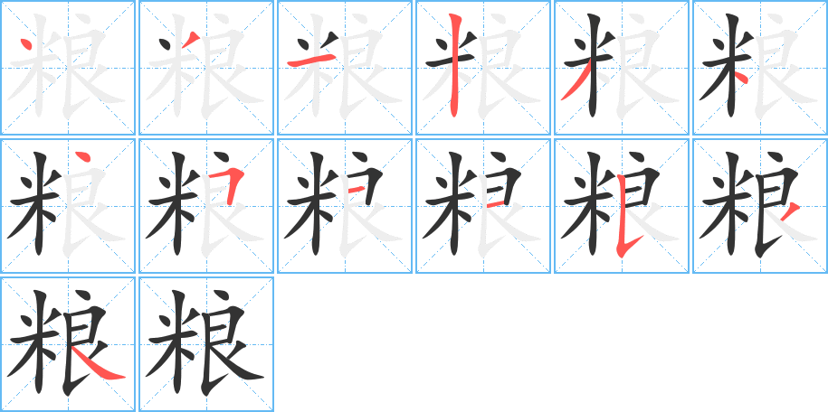 粮 粮