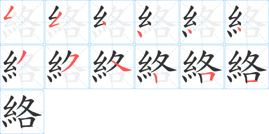 絡 絡