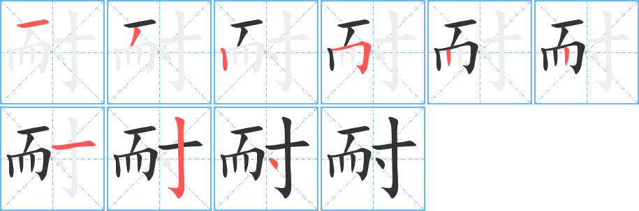 耐 耐
