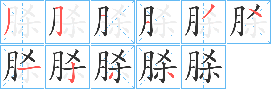 脎 脎