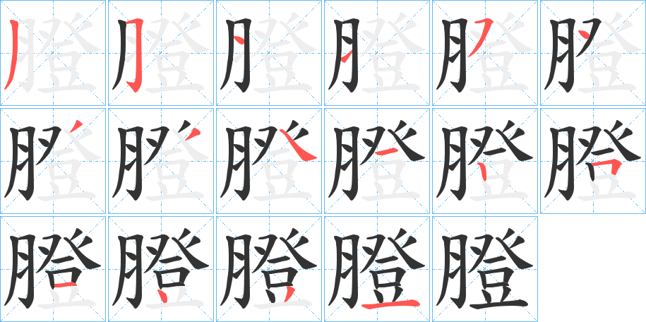 膯 膯