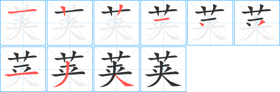 荚 荚