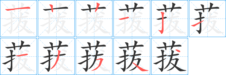 菝 菝