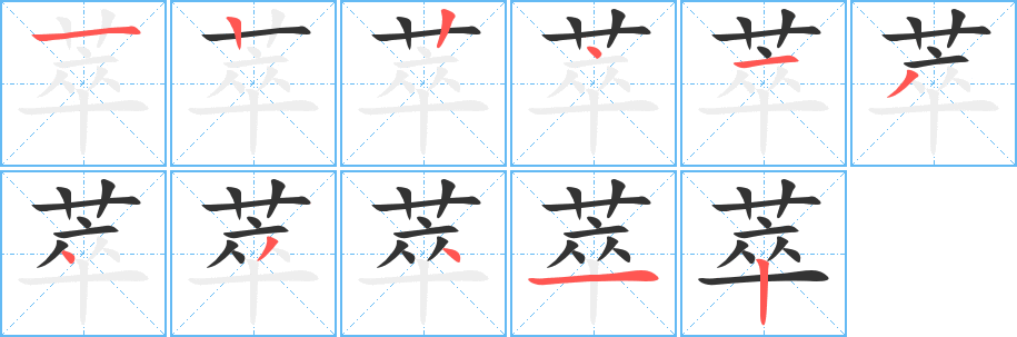 萃 萃