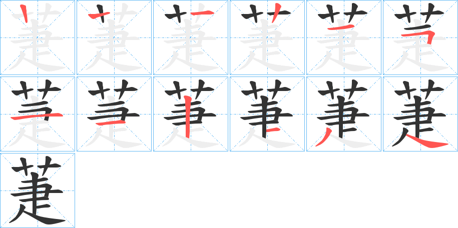 萐 萐