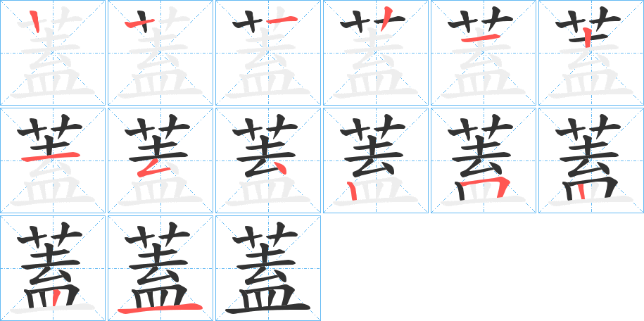 蓋 蓋