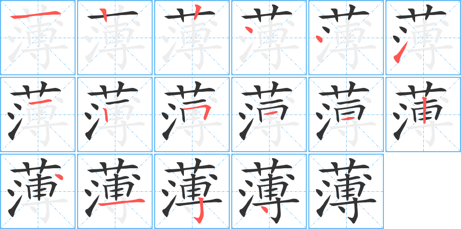 薄
