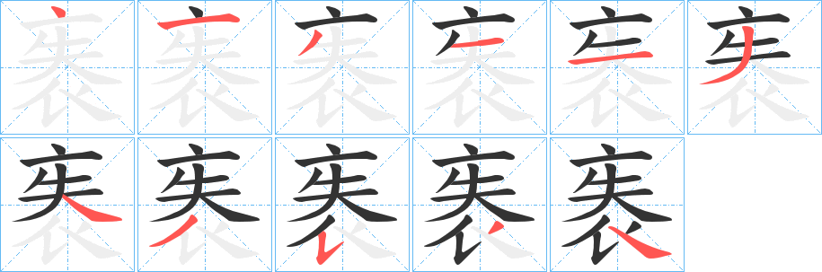 袠 袠