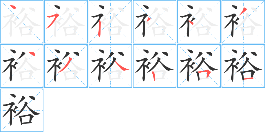 裕 裕