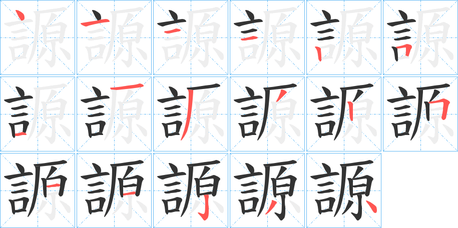 謜 謜