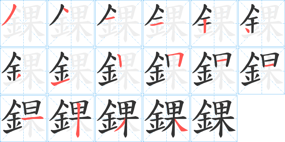 錁 錁