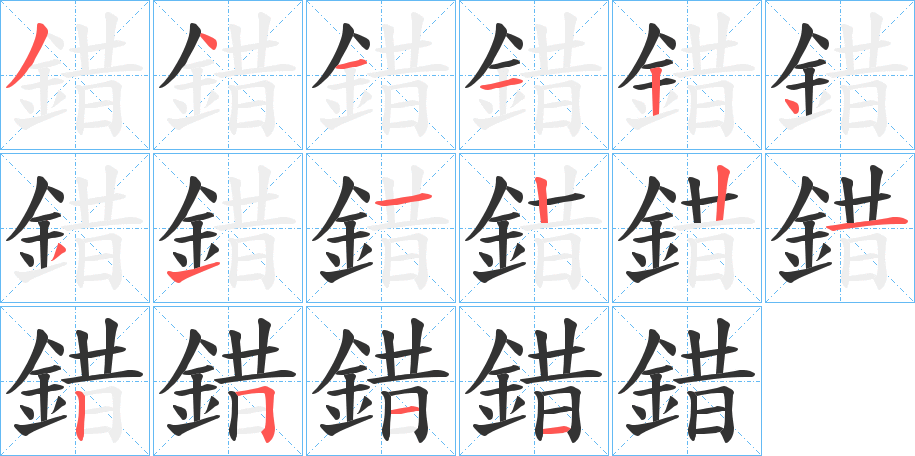 錯 錯