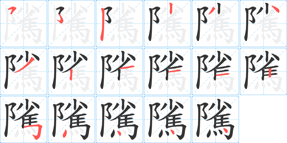 隲 隲