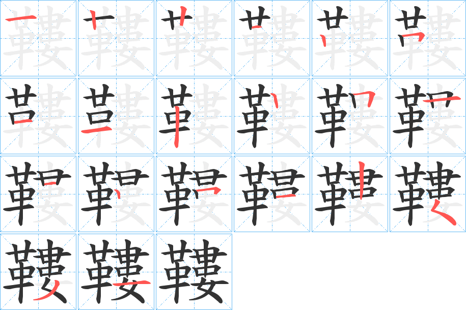 鞻 鞻
