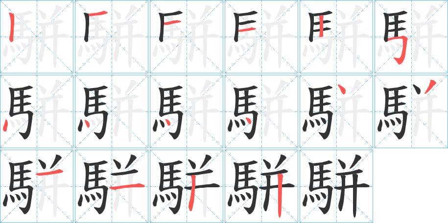 駢 駢