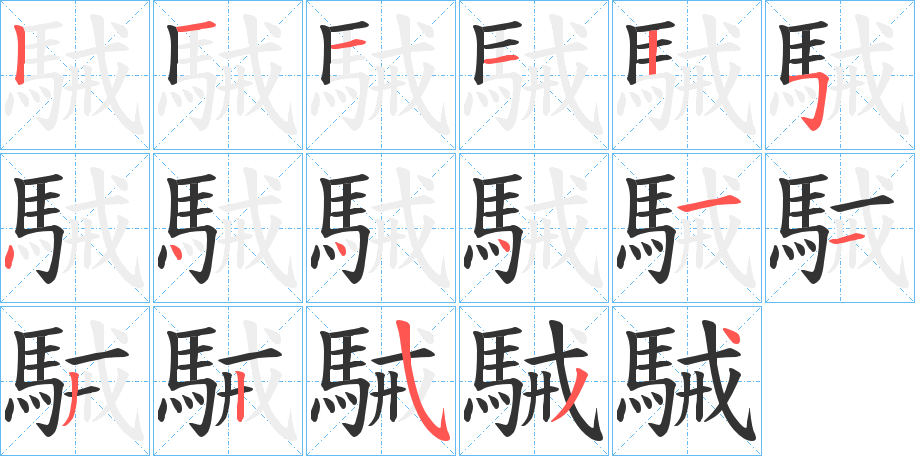 駴 駴