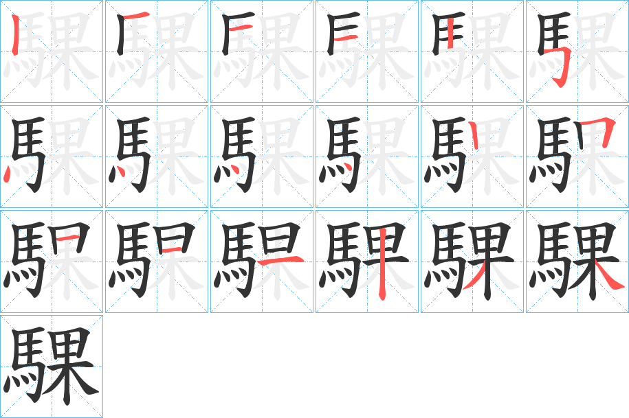 騍 騍