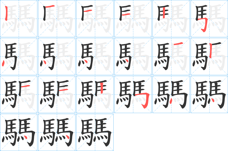 騳 騳