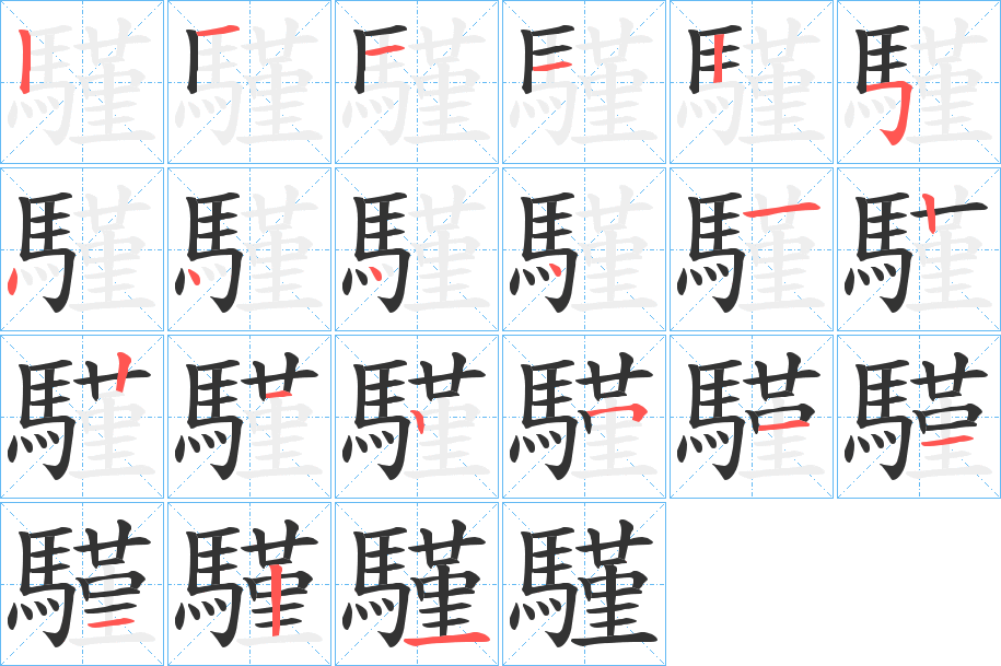 騹 騹