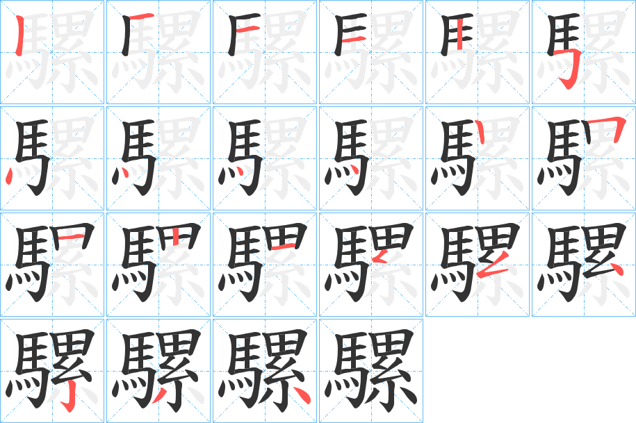 騾 騾