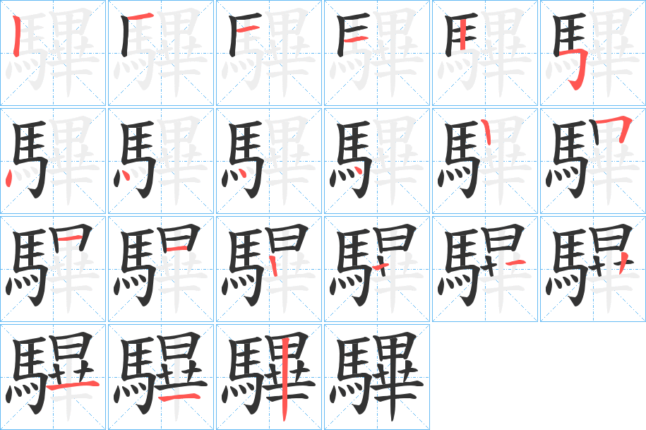 驆 驆