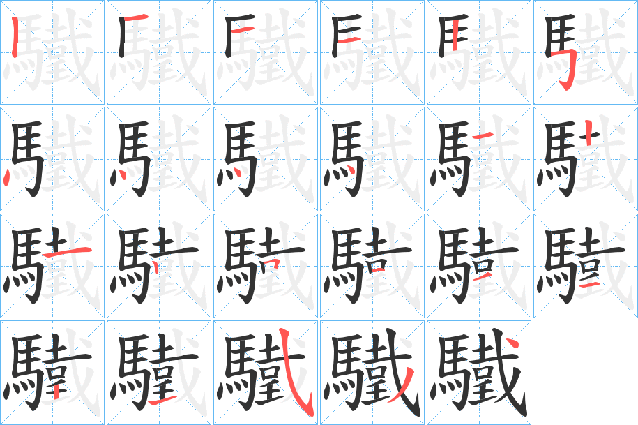驖 驖
