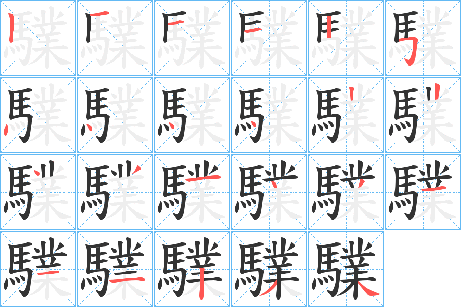 驜 驜