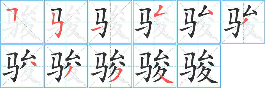 骏 骏