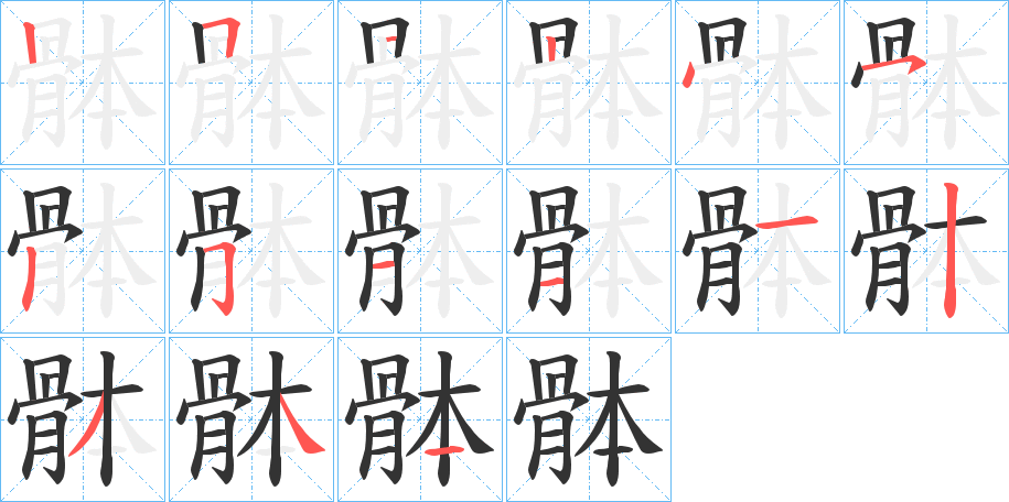骵 骵