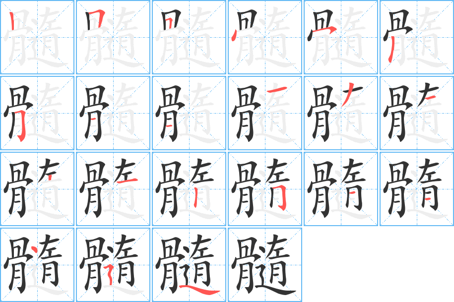 髓 髓